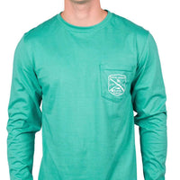 Rod & Gun Collection Long Sleeve Tee in Teal by Over Under Clothing - Country Club Prep