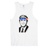 Rowdy G Dub Tank Top in White by Rowdy Gentleman - Country Club Prep