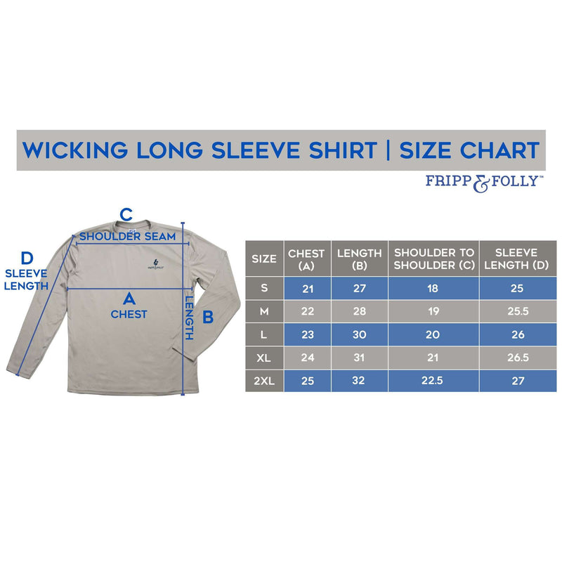 Fripp and Folly Saltwater Reels Long Sleeve Wicking Tee Shirt in ...