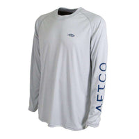 Samurai Long Sleeve Sun Shirt in White by AFTCO - Country Club Prep