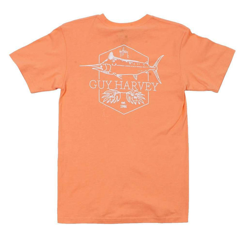 Guy Harvey Scratchy Tee in Mango – Country Club Prep