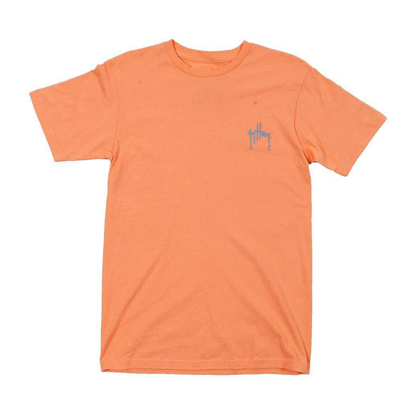 Scratchy Tee in Mango by Guy Harvey - Country Club Prep