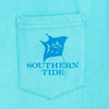 Scuba Pocket Tee Shirt in Crystal Blue by Southern Tide - Country Club Prep