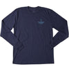 Season Pass Long Sleeve T-Shirt in Navy by Collared Greens - Country Club Prep