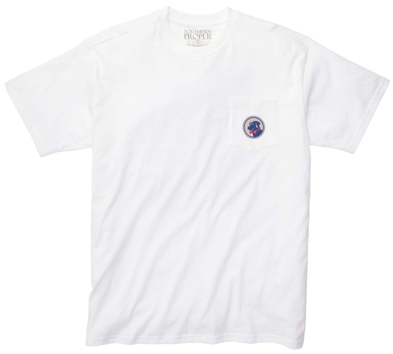 Seasons of the South Tee in White by Southern Proper - Country Club Prep