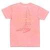 SEAWASH™ Sail Away Tee in Coral by Southern Marsh - Country Club Prep