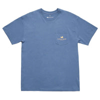 Shotgun Shell Tee in Bluestone by Southern Marsh - Country Club Prep