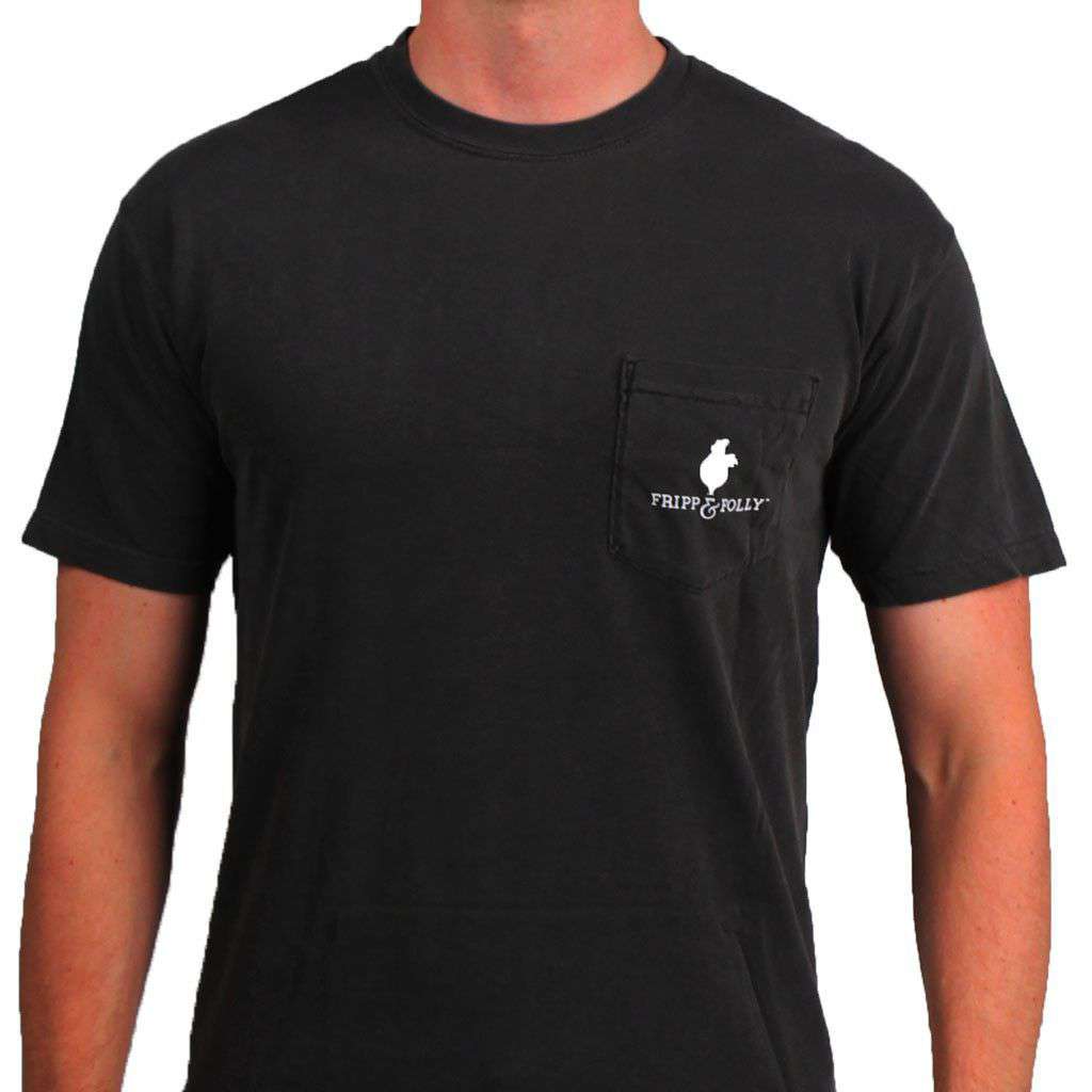 Shotgun Shells Tee in Black by Fripp & Folly - Country Club Prep