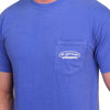 Shuck It! Original Watercolor Tee in Flo Blue by WM Lamb & Son - Country Club Prep