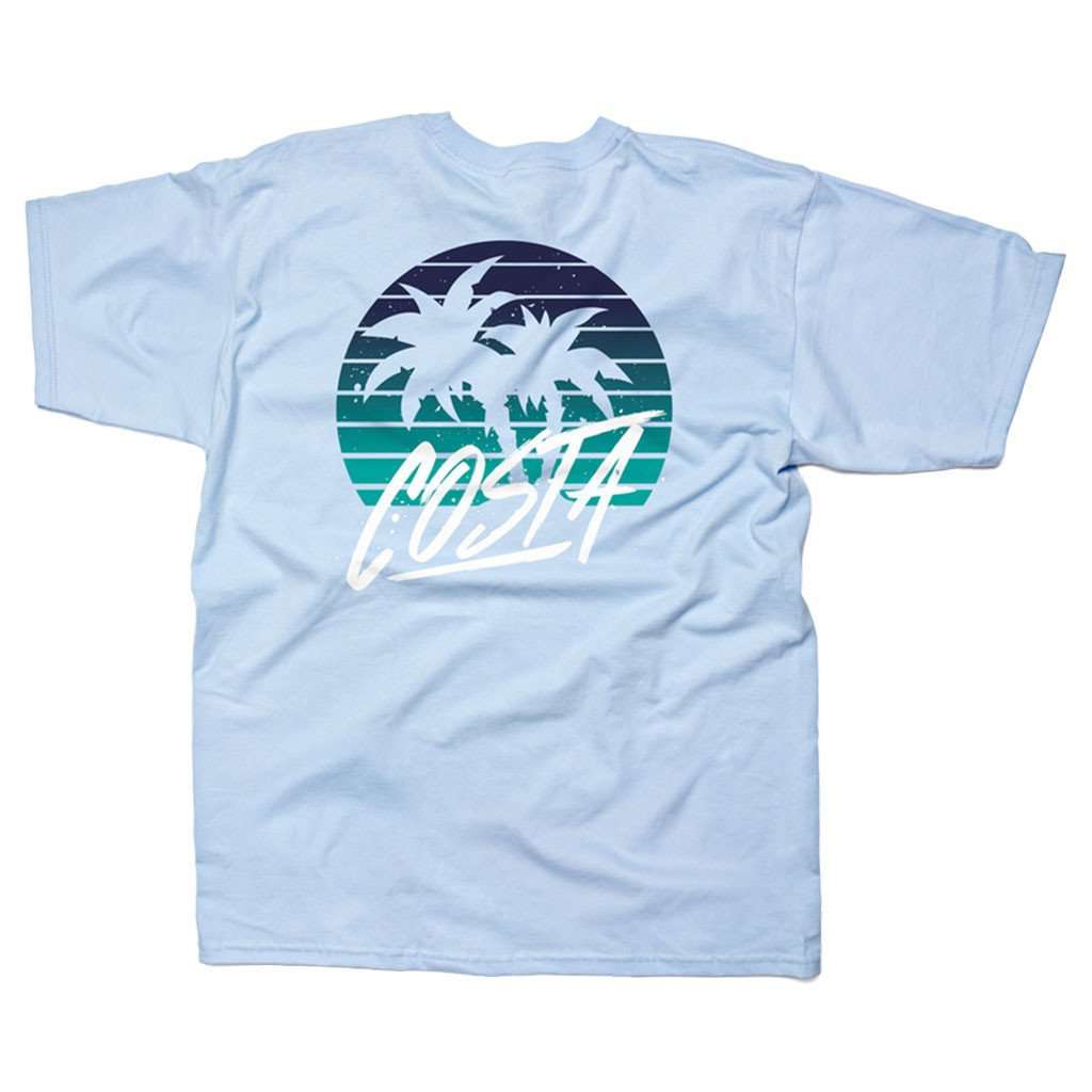 Siesta Tee in Light Blue by Costa - Country Club Prep