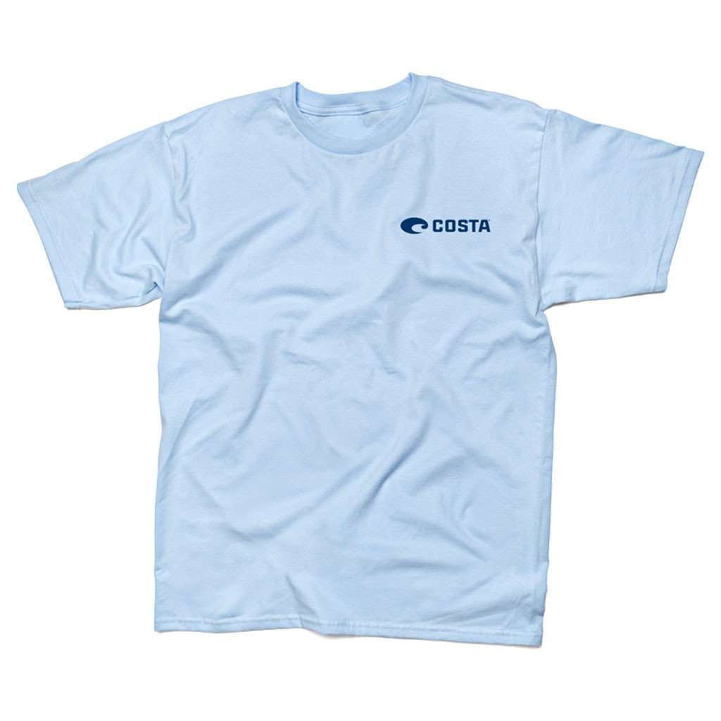 Siesta Tee in Light Blue by Costa - Country Club Prep