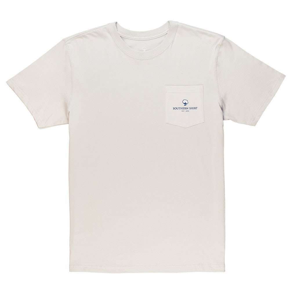 Signature Logo Tee in Dawn Grey by The Southern Shirt Co. - Country Club Prep