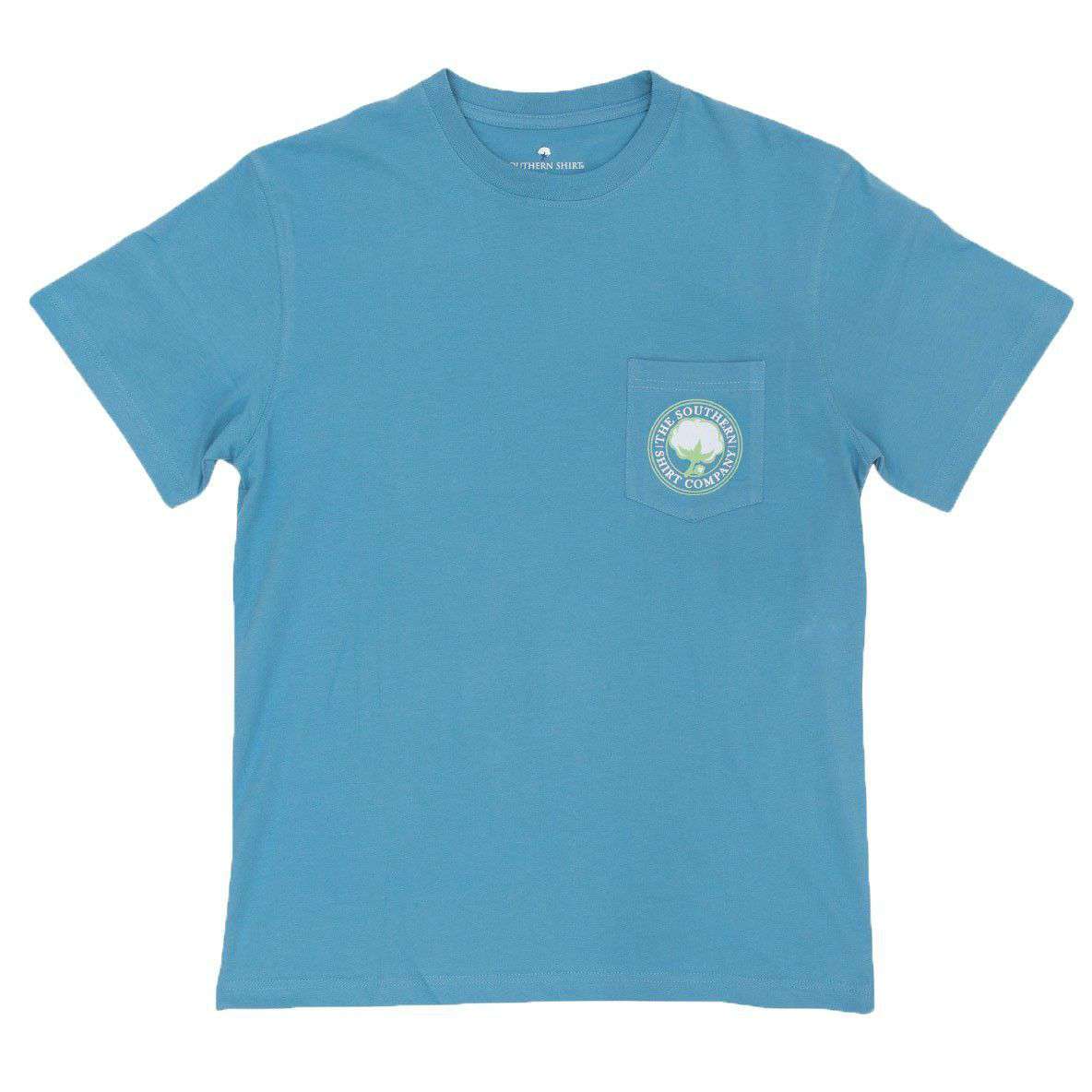 Signature Logo Tee Shirt in Niagara by The Southern Shirt Co. - Country Club Prep