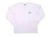 Signature Long Sleeve Pocket Tee in White by High Cotton - Country Club Prep