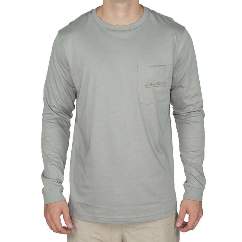 Southern Point Signature Pointer Long Sleeve Tee Shirt in Grey ...