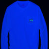 Skelejack Glow in the Dark Long Sleeve Tee in White by Southern Tide - Country Club Prep