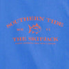 Skipjack Front Print Tee Shirt in Meridian Blue by Southern Tide - Country Club Prep