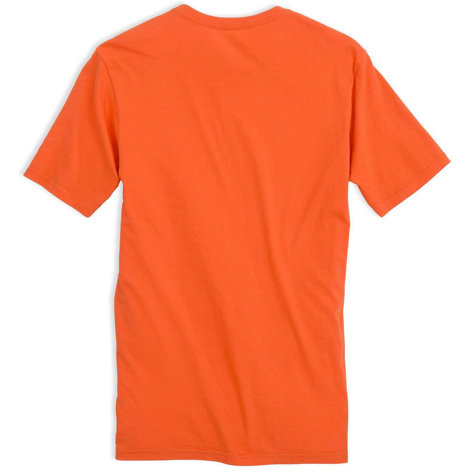 Skipjack Front Print Tee Shirt in Orange Sky by Southern Tide - Country Club Prep