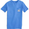 Skipjack Island Tee Shirt in Meridian Blue by Southern Tide - Country Club Prep