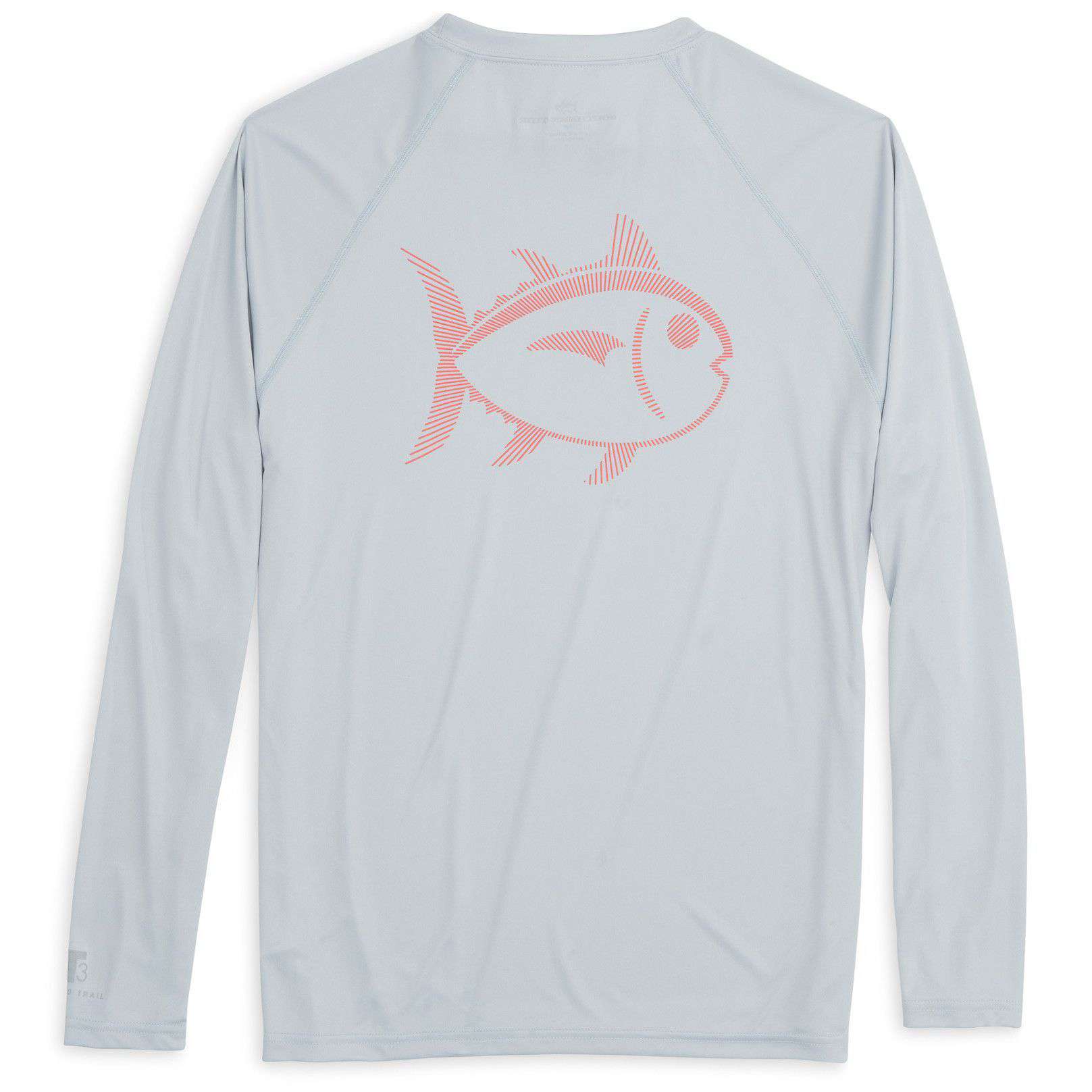 Skipjack Long Sleeve Performance Tee in Slate by Southern Tide - Country Club Prep