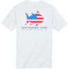 Skipjack Nation Tee Shirt in Classic White by Southern Tide - Country Club Prep