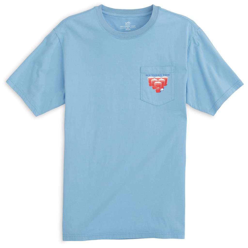 Skipjack Re-Rack Tee Pocket Tee in Ocean Channel by Southern Tide - Country Club Prep