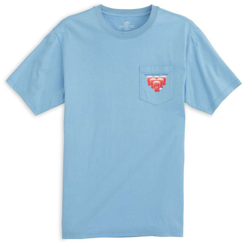 Skipjack Re-Rack Tee Pocket Tee in Ocean Channel by Southern Tide - Country Club Prep