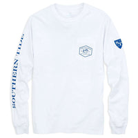 Skipjack Tournament Long Sleeve T-Shirt in Classic White by Southern Tide - Country Club Prep