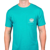 Skull Beach Tee in Tidewater by Southern Tide - Country Club Prep