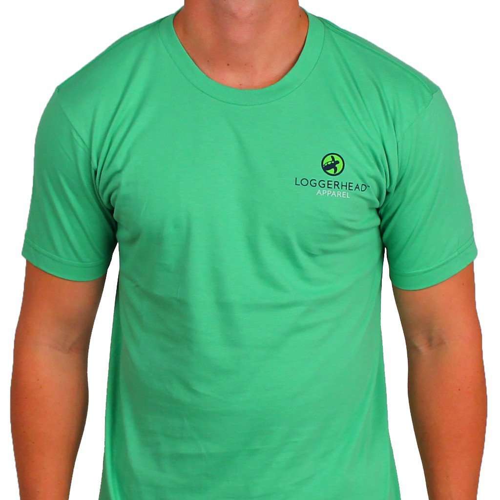 Small Towns Tee in Sage Green by Loggerhead Apparel - Country Club Prep