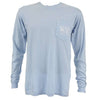 Southern Pledge Long Sleeve Tee Shirt in Chalky Blue by Southern Fried Cotton - Country Club Prep