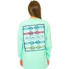 Southern Prep Long Sleeve Tee in Mint Green by The Southern Shirt Co. - Country Club Prep