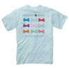Southern Proper Bow Tie Tee in Aqua by Southern Proper - Country Club Prep