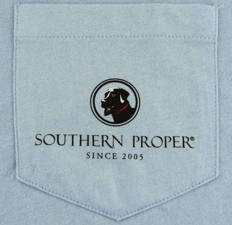 Southern Spirits Tee in Blue by Southern Proper - Country Club Prep