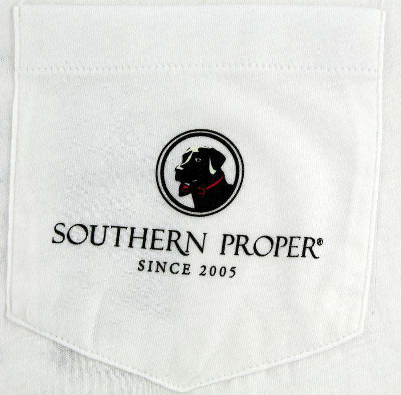 Southern Spirits Tee in White by Southern Proper - Country Club Prep