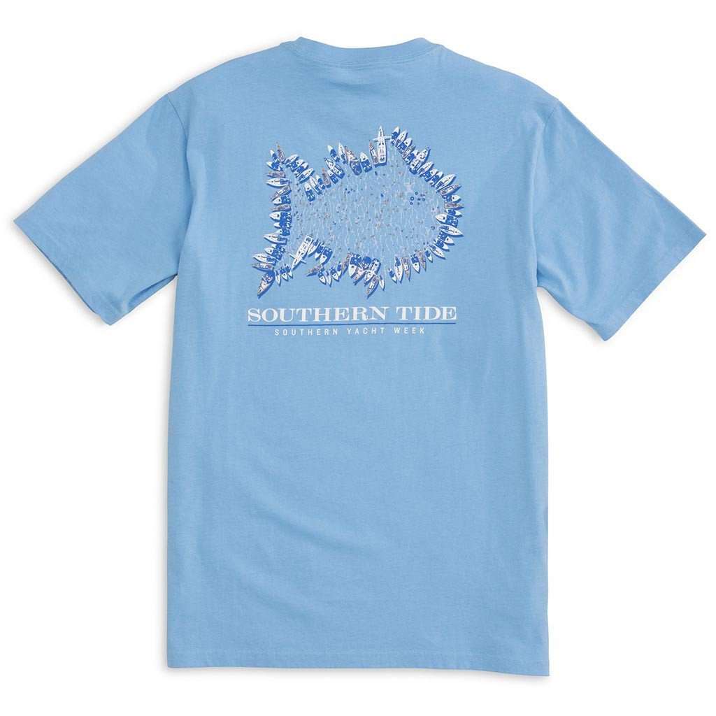 Southern Yacht Week Tee Shirt in Ocean Channel by Southern Tide - Country Club Prep