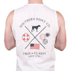 SPC Free & Classy Tank in White by Southern Point Co. - Country Club Prep