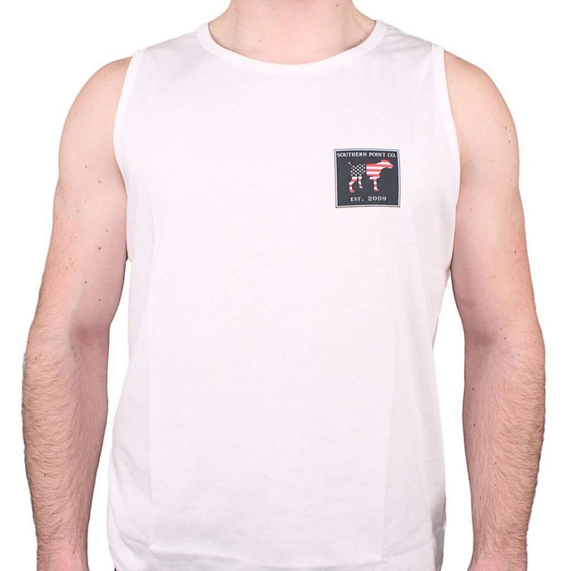 SPC Free & Classy Tank in White by Southern Point Co. - Country Club Prep