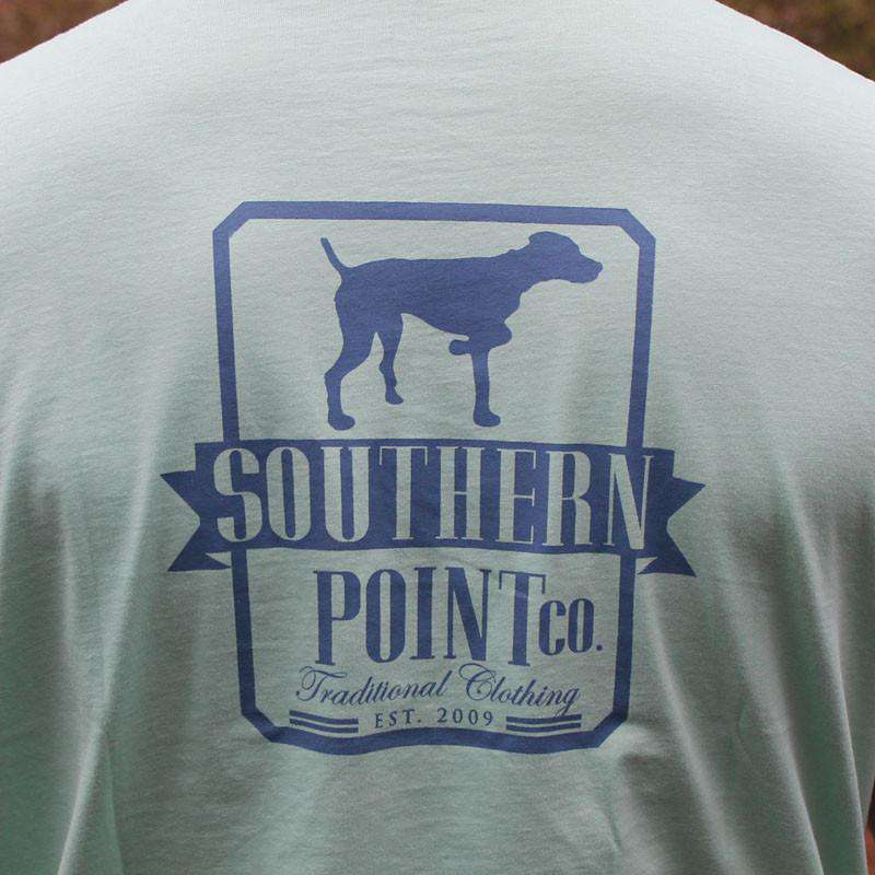 SPC Logo Tee in Mint Green by Southern Point Co. - Country Club Prep