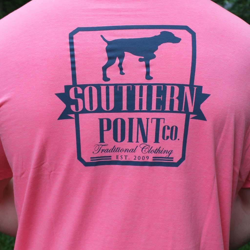 SPC Logo Tee in Neon Pink by Southern Point Co. - Country Club Prep