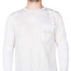 SPC Long Sleeve Sportsman Shotgun Shell Tee in White by Southern Point Co. - Country Club Prep