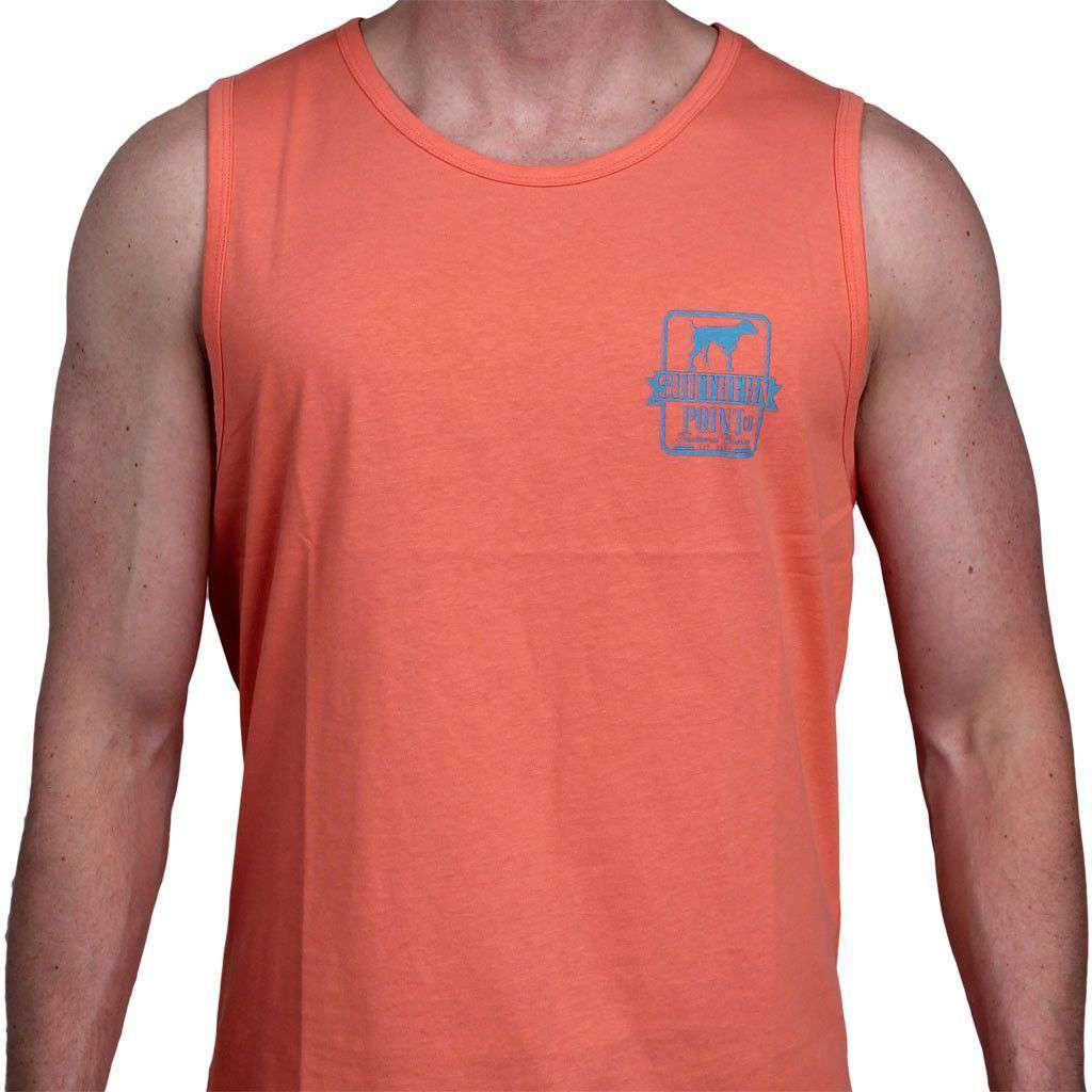 SPC Signature Logo Tank in Pink by Southern Point Co. - Country Club Prep
