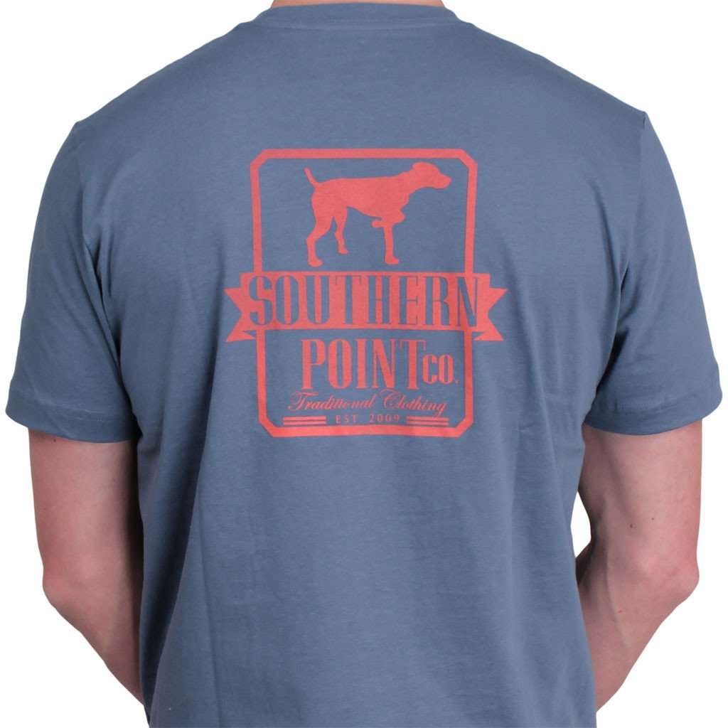 SPC Signature Logo Tee in Grey by Southern Point Co. - Country Club Prep