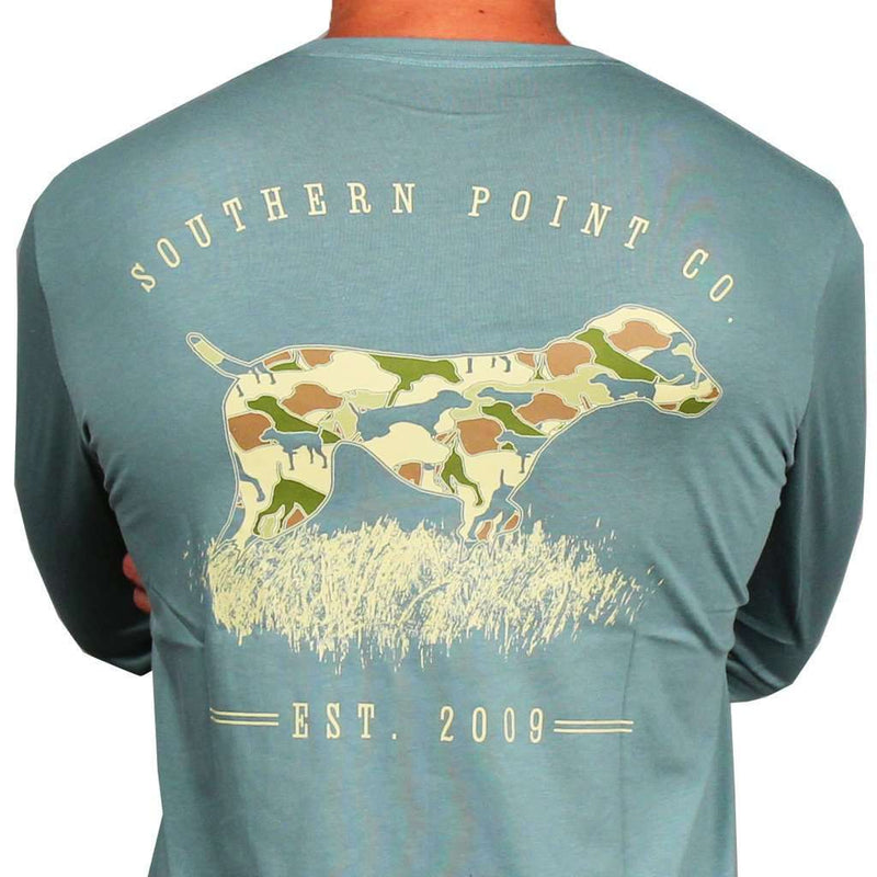 SPC Signature Long Sleeve Camo Greyton Tee by Southern Point Co. - Country Club Prep