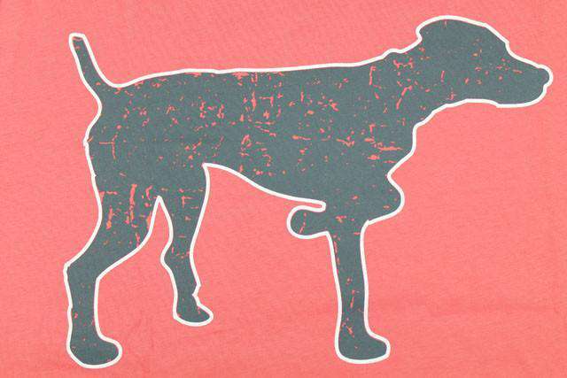 SPC Signature Long Sleeve Tee with Red/Blue Distressed Logo by Southern Point Co. - Country Club Prep