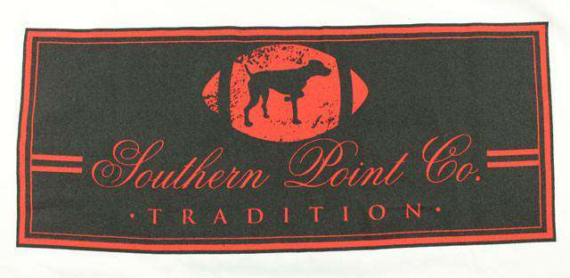 SPC Tradition Tee in Black and Red by Southern Point Co. - Country Club Prep