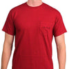 SPC Tradition Tee in Garnet and Black by Southern Point Co. - Country Club Prep