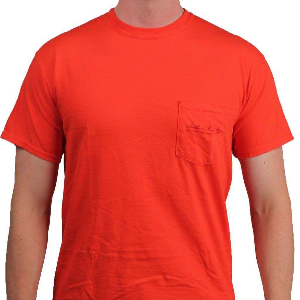 SPC Tradition Tee in Orange and Purple by Southern Point Co. - Country Club Prep