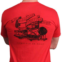 SPC Tradition Tee in Red and Black by Southern Point Co. - Country Club Prep
