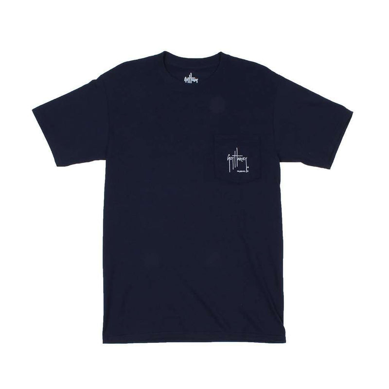Speckles Tee in Navy by Guy Harvey - Country Club Prep